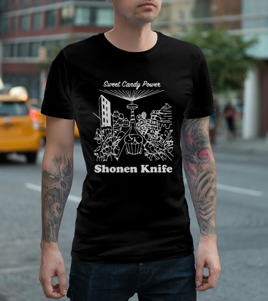Sweet Candy Power Shonen Knife Touring Merch T-Shirt