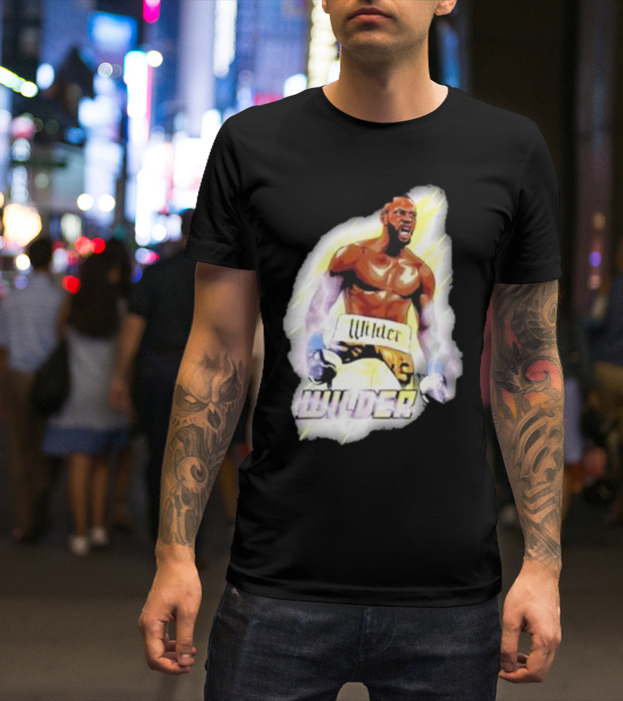Deontay Wilder Lightning Boxer Champion Energy T-Shirt