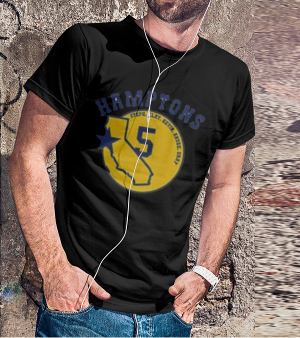 Golden State Hamptons 5 Steph Klay Kevin Andre Dray California Star T-Shirt