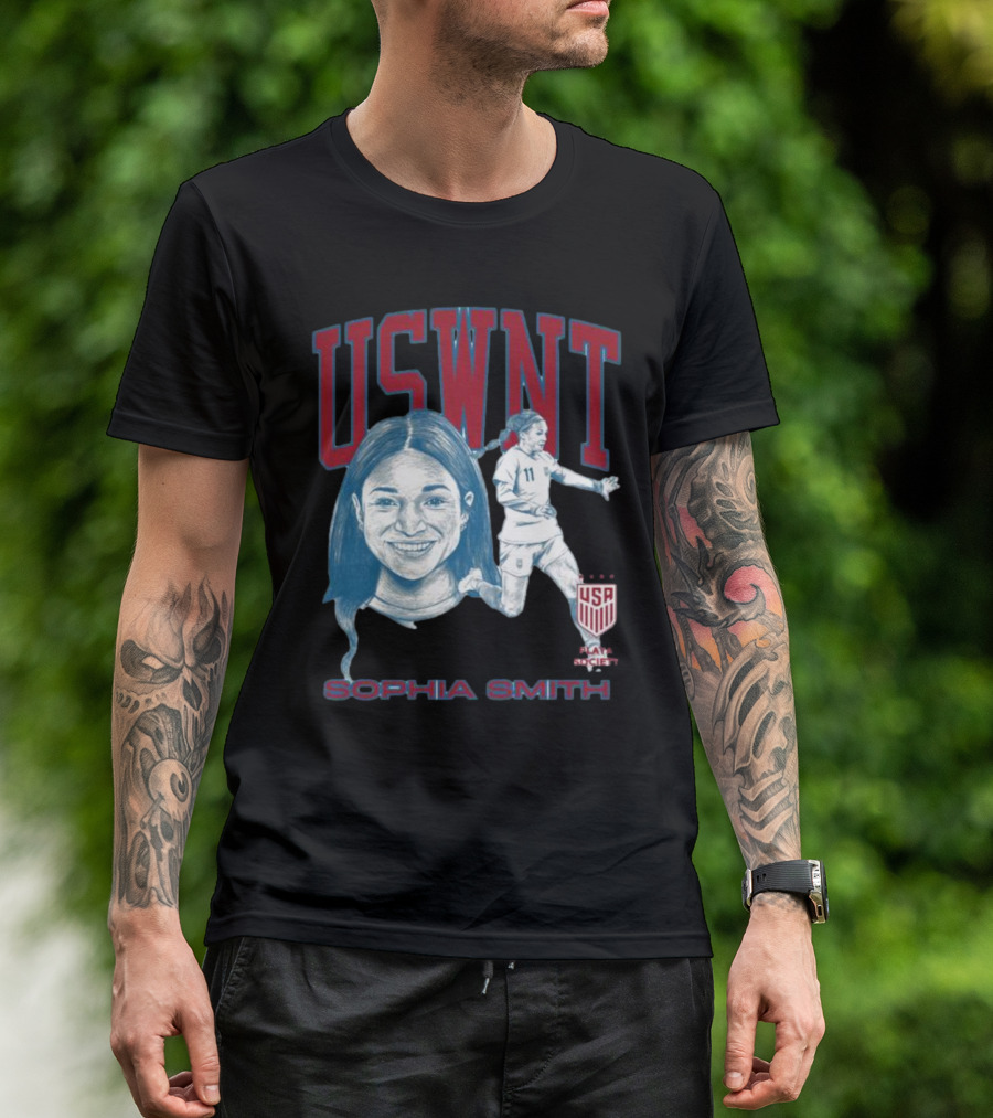 USWNT Playa Society Sophia Smith USA Soccer T-Shirt