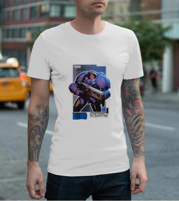 Starcraft Terran 1998 Blizzard Eteson's Clothing T-Shirt