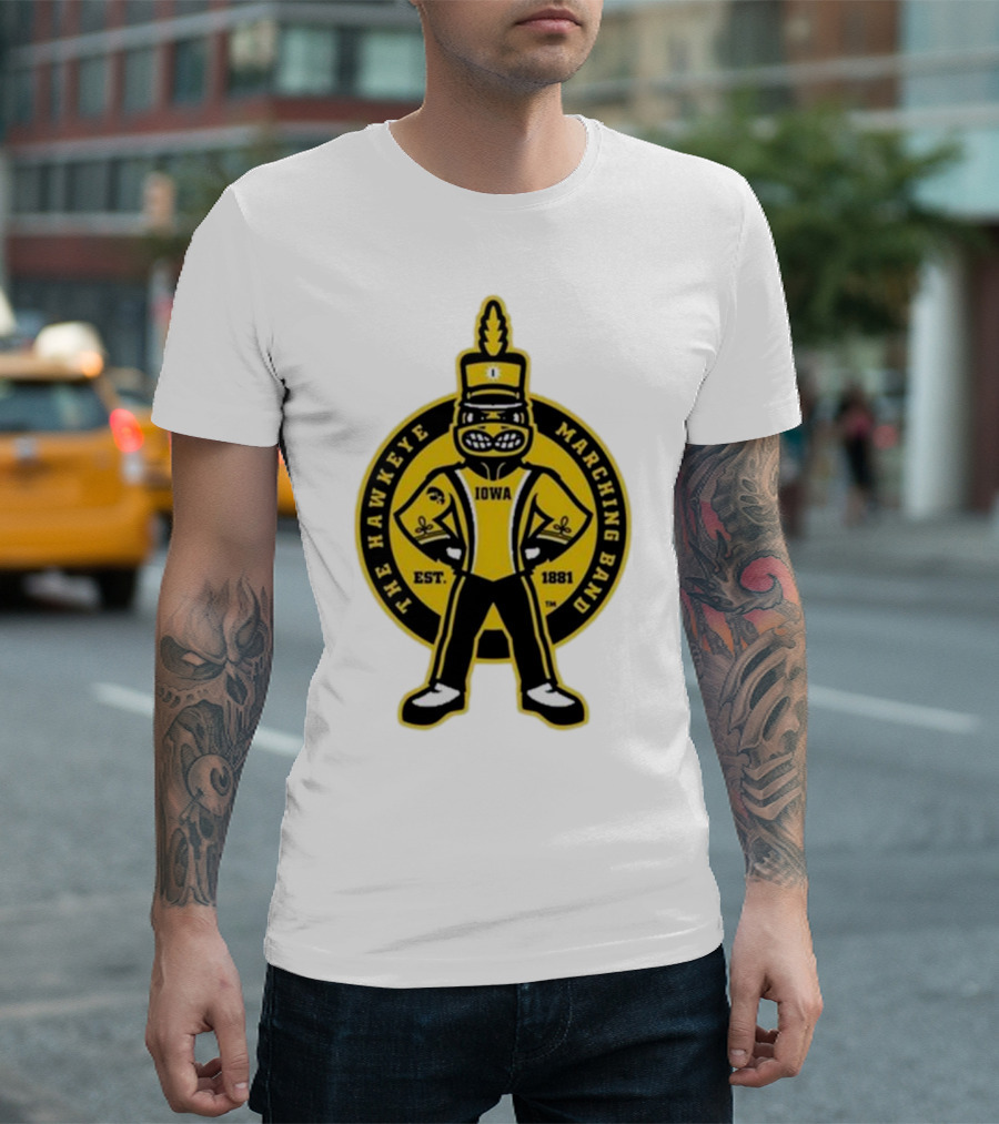 The Hawkeye Marching Band Iowa Est 1881 T-Shirt