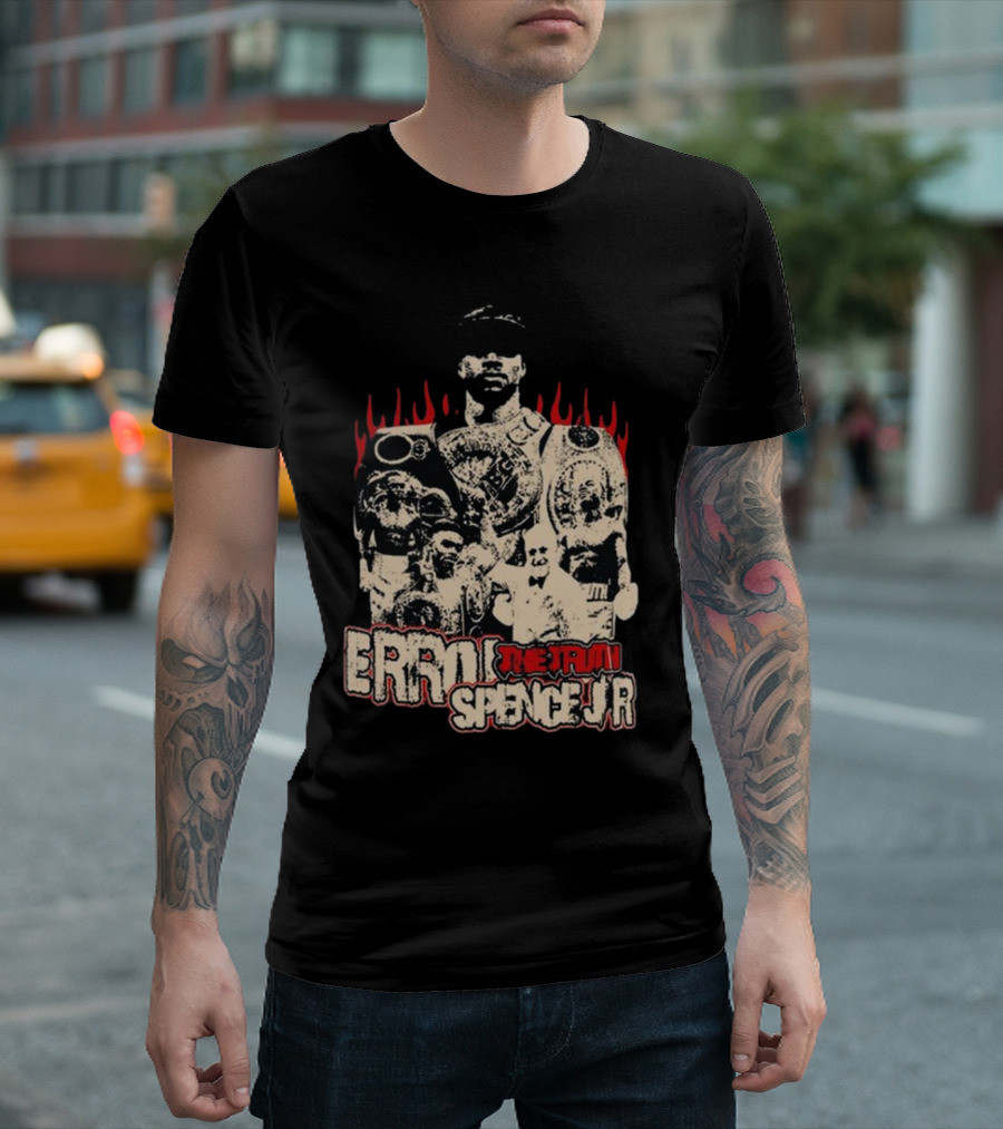 Errol Spence Jr. The Truth Takeover Flames Champion T-Shirt