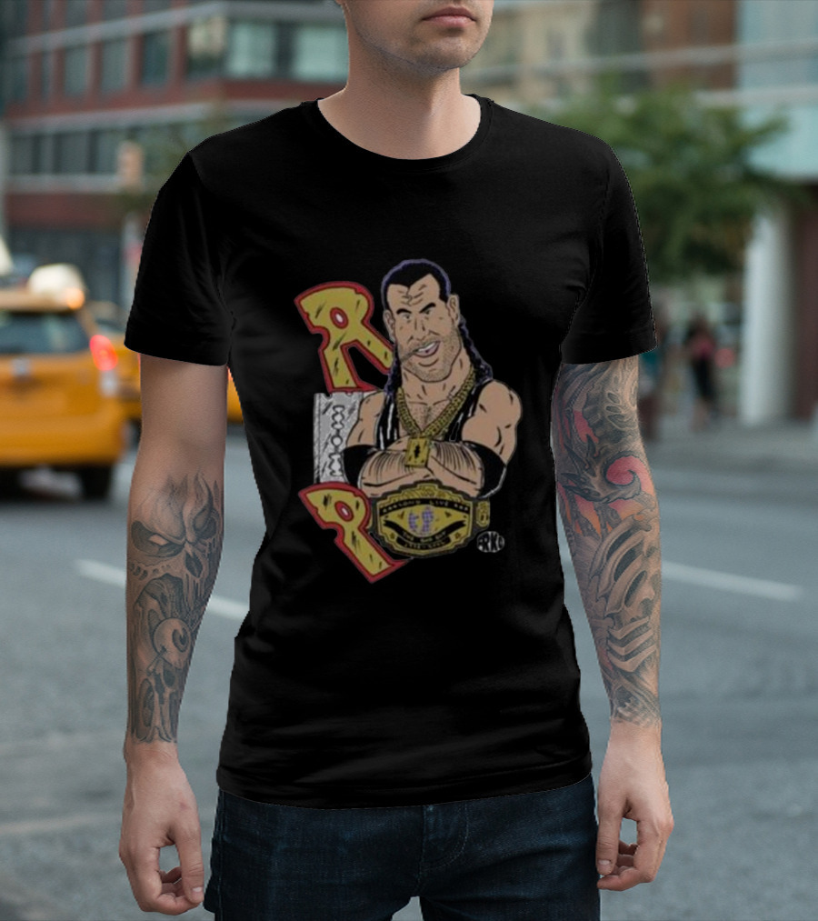Razor Ramon Tribute The Bad Guy Rip Long Live T-Shirt