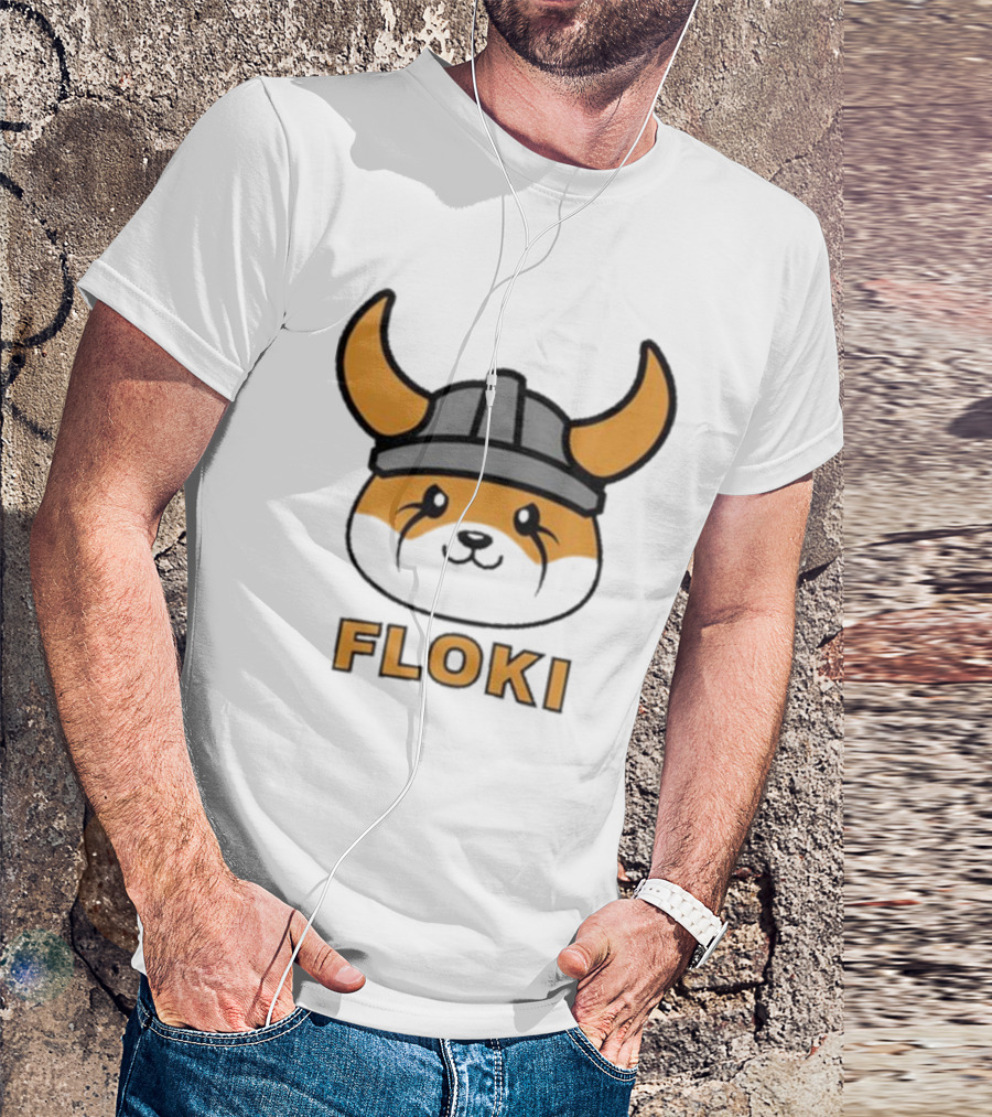 Floki Viking Helmet Cartoon Face T-Shirt