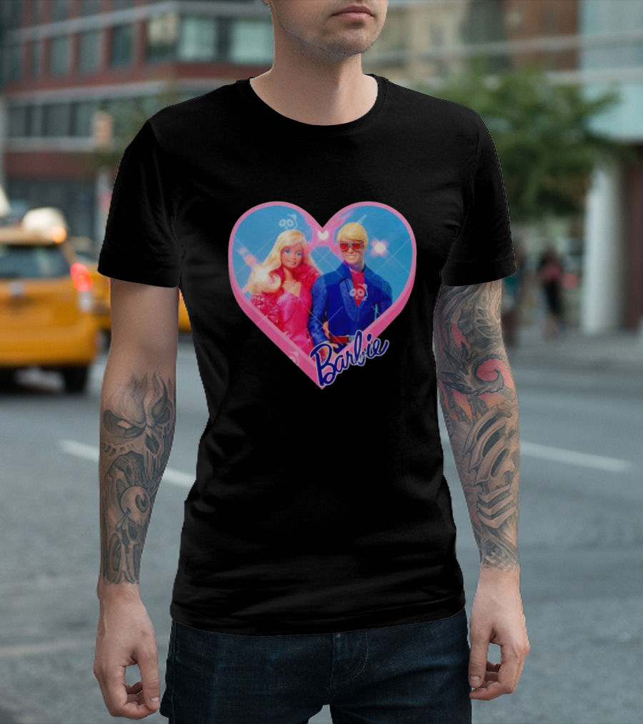 Barbie Ken Heart Valentines Love T-Shirt