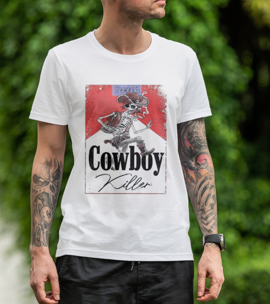 Cowboy Killer Jason Aldean Skeleton Cowboy T-Shirt
