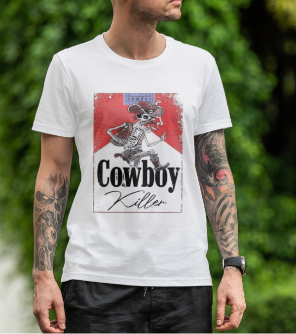 Cowboy Killer Jason Aldean Skeleton Cowboy T-Shirt