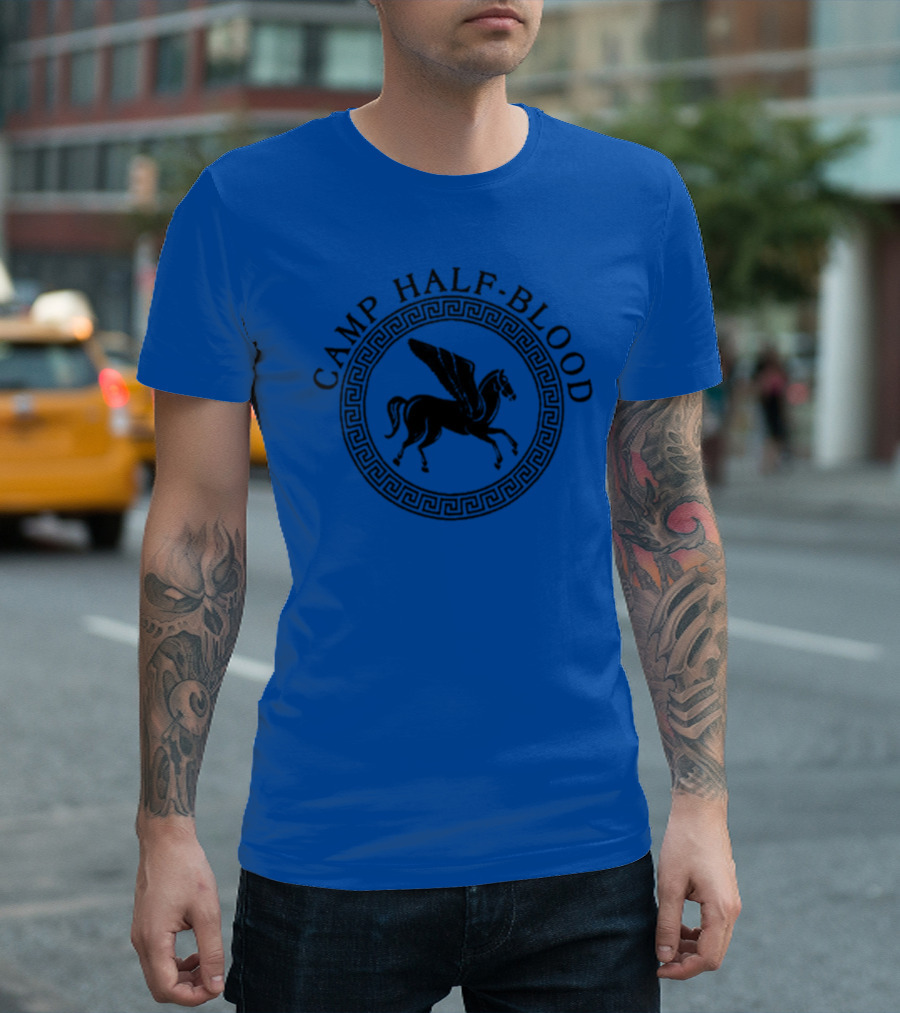 Camp Half-Blood Percy Jackson Greek Mythology Grover Pegasus T-Shirt