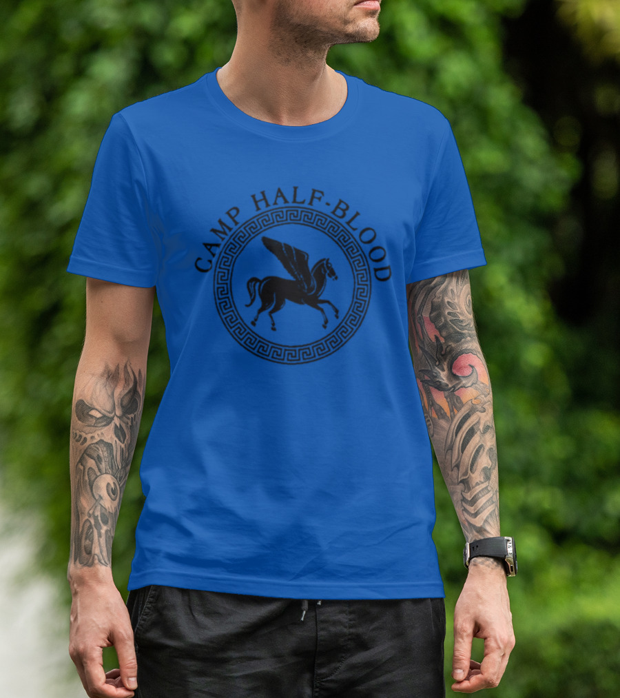 Camp Half-Blood Percy Jackson Greek Mythology Grover Pegasus T-Shirt