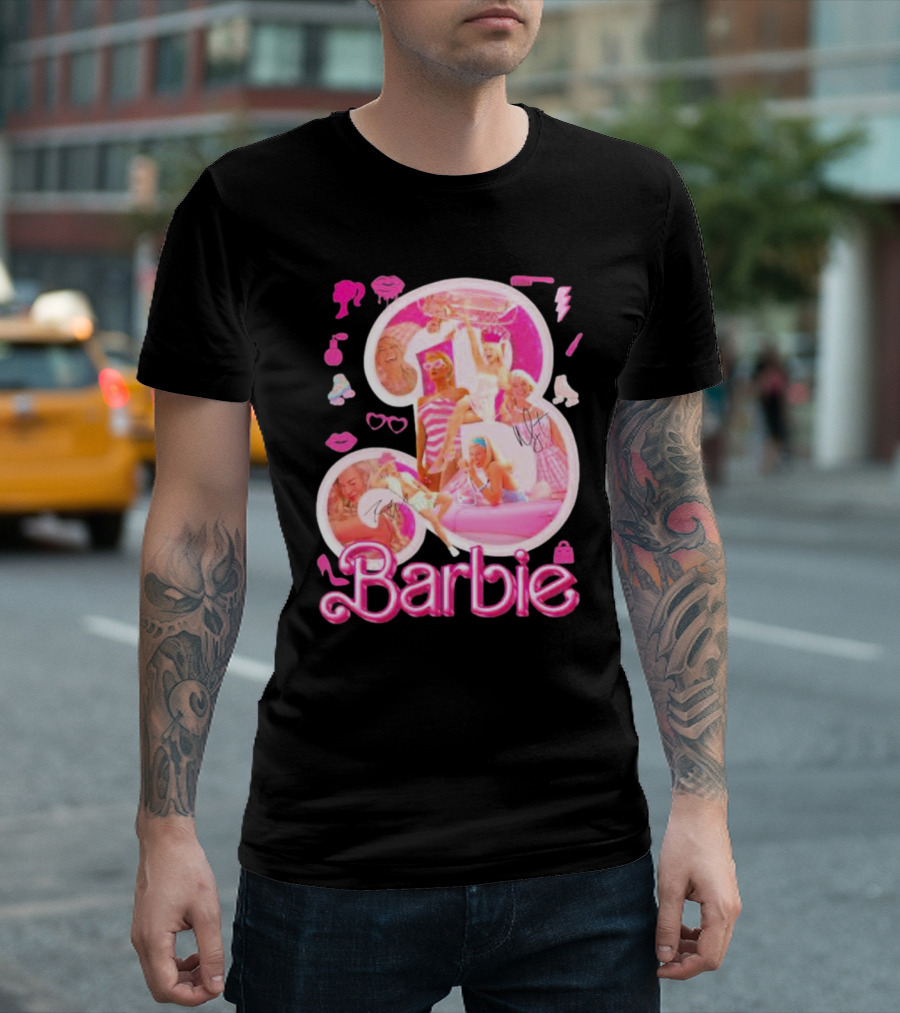 Barbie Pink Glam Fashion Icons Party T-Shirt