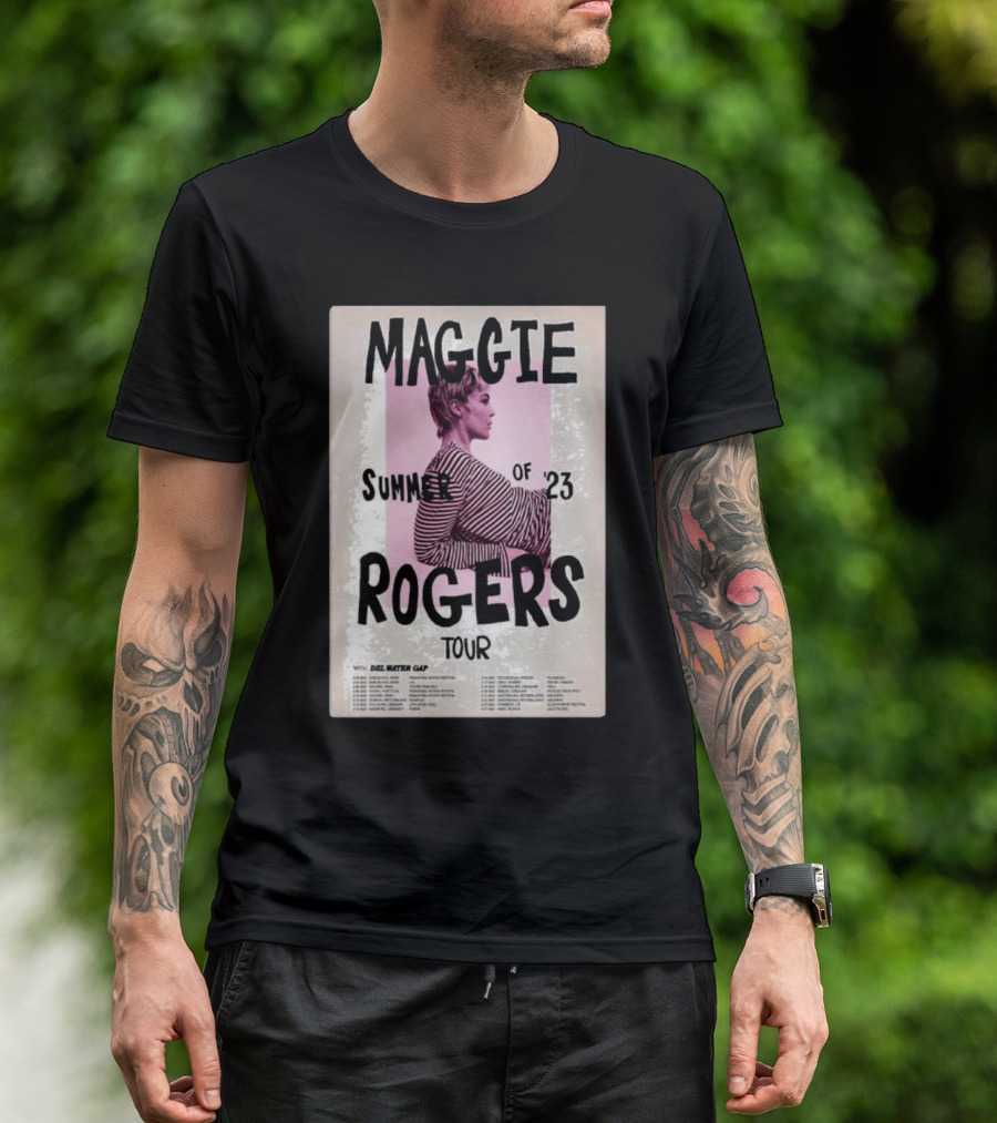 Maggie Rogers Summer Of '23 Tour With Del Water Gap T-Shirt