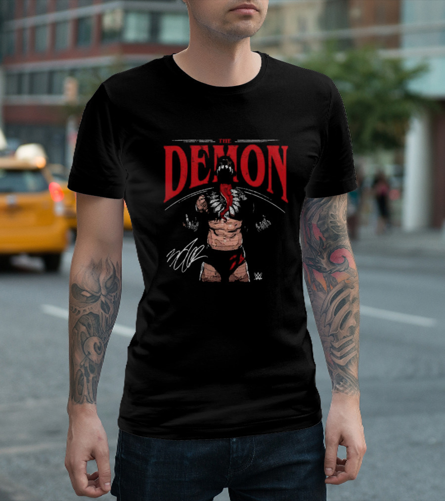 Finn Balor The Demon WWE Pose 500 Level Iconic T-Shirt