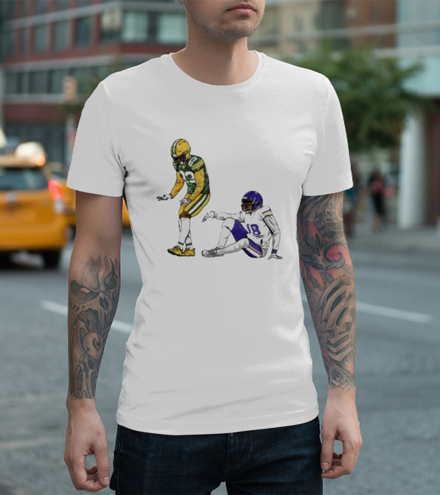 Aaron Nagler Ja Gritty Packers Vikings Dance T-Shirt