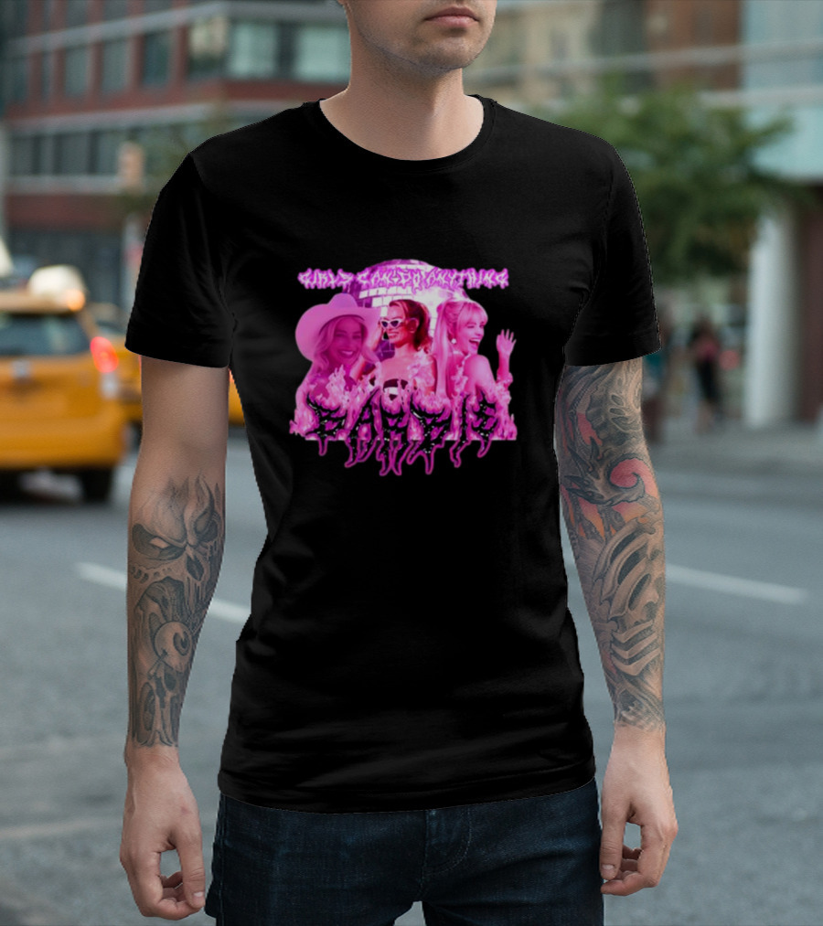 Sadstreet Margot Robbie Barbie Girls Can Do Anything T-Shirt