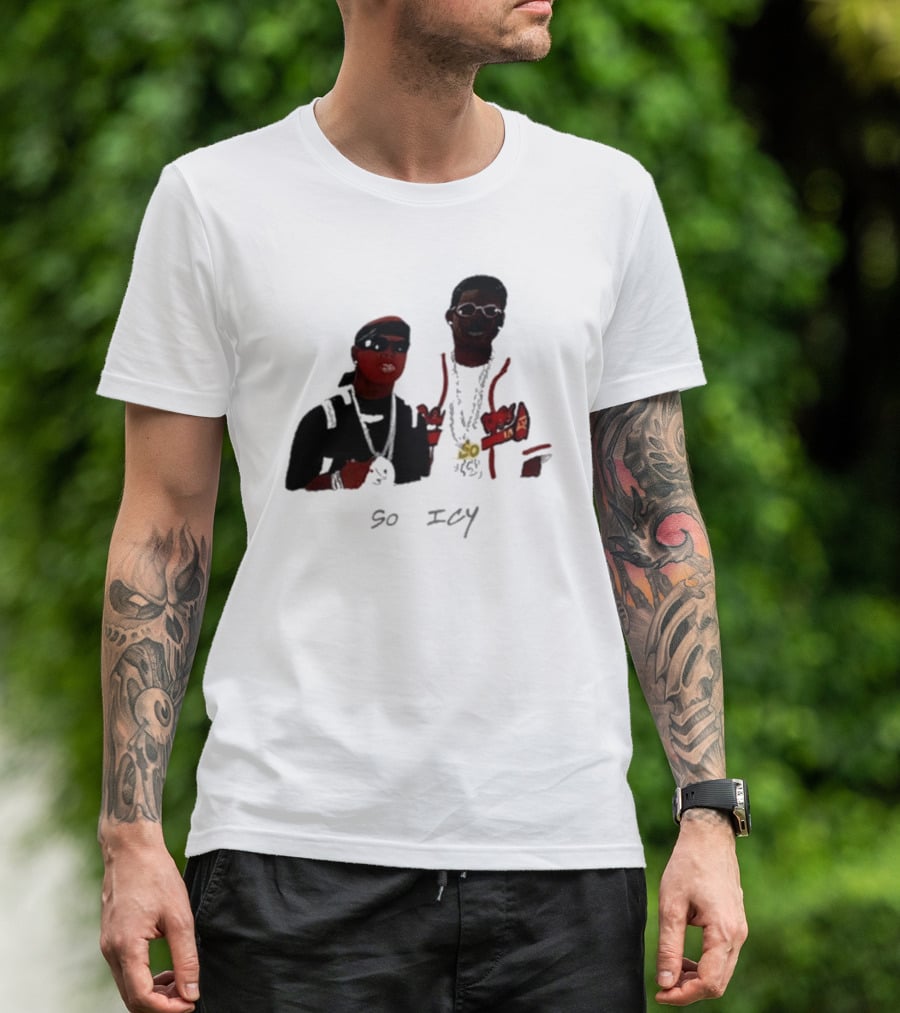 So Icy Wearing Teef Bling T-Shirt