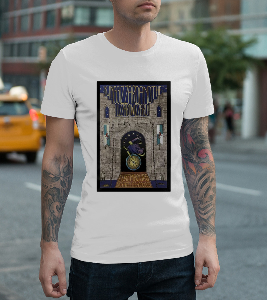 King Gizzard and the Lizard Wizard Den Atelier Luxembourg August 16 Castle T-Shirt