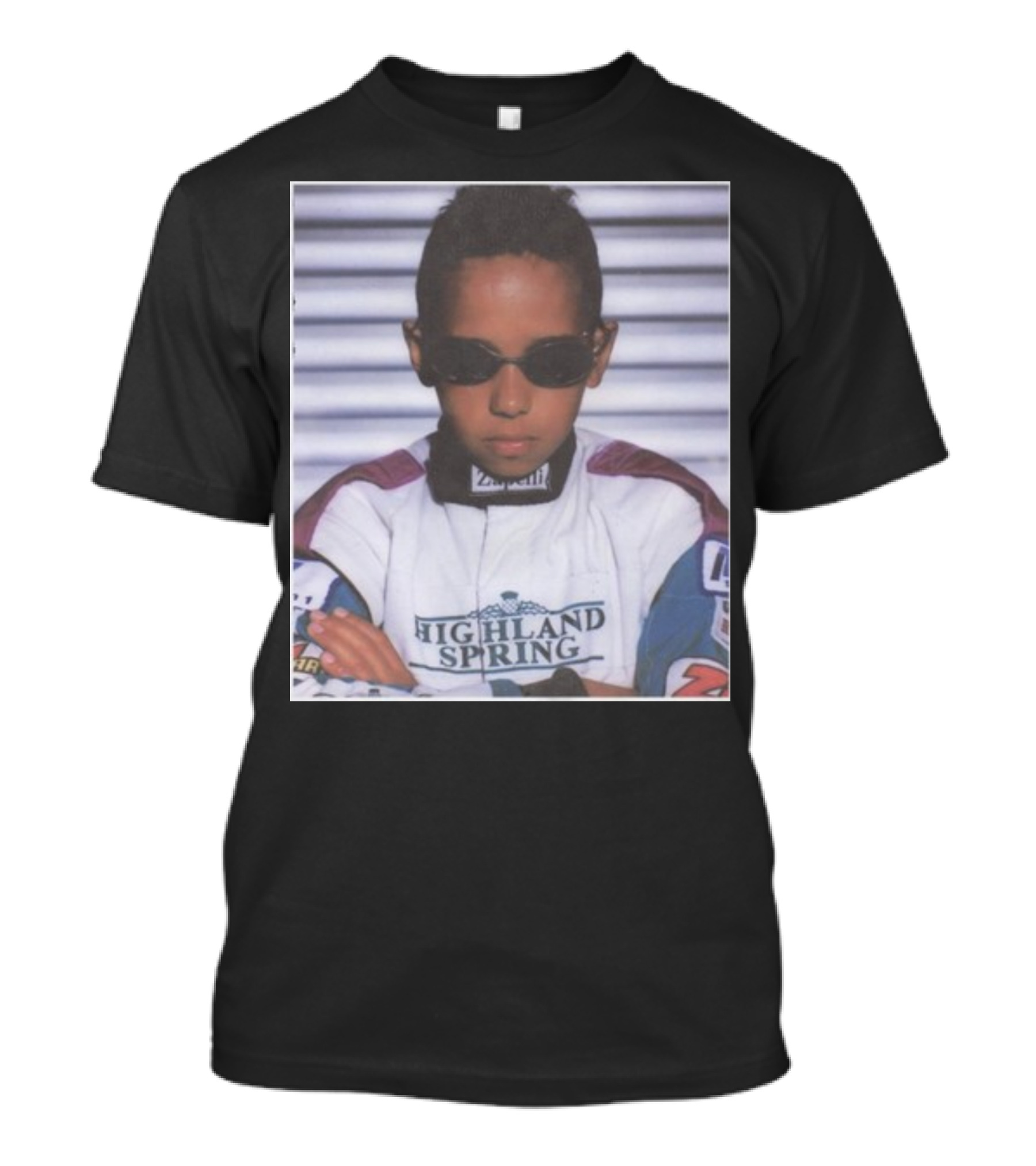 Hamilton Highland Spring Racing Gear T-Shirt