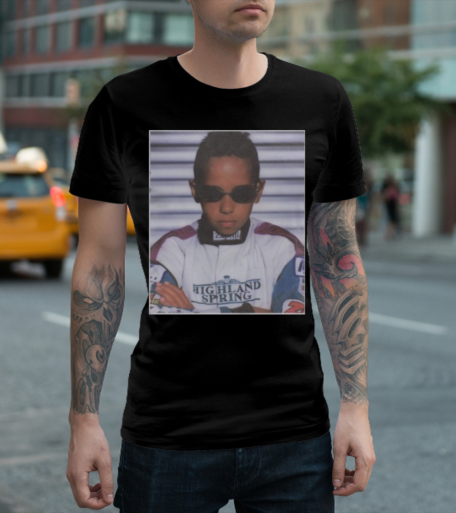 Hamilton Highland Spring Racing Gear T-Shirt