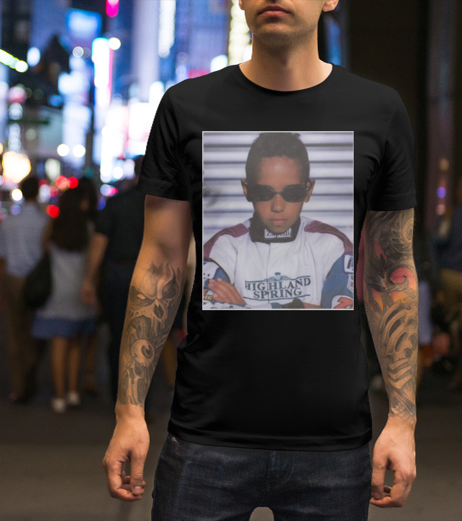 Hamilton Highland Spring Racing Gear T-Shirt