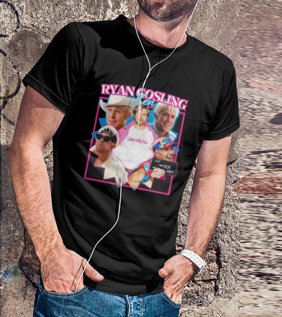 Ryan Gosling Ken Literally Me Ken Barbie Movie LAPD Ken Venice T-Shirt