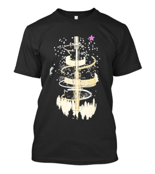 Linus Screwdriver Surrounded By Cosmic Spiral And Purple Star T-Shirt
