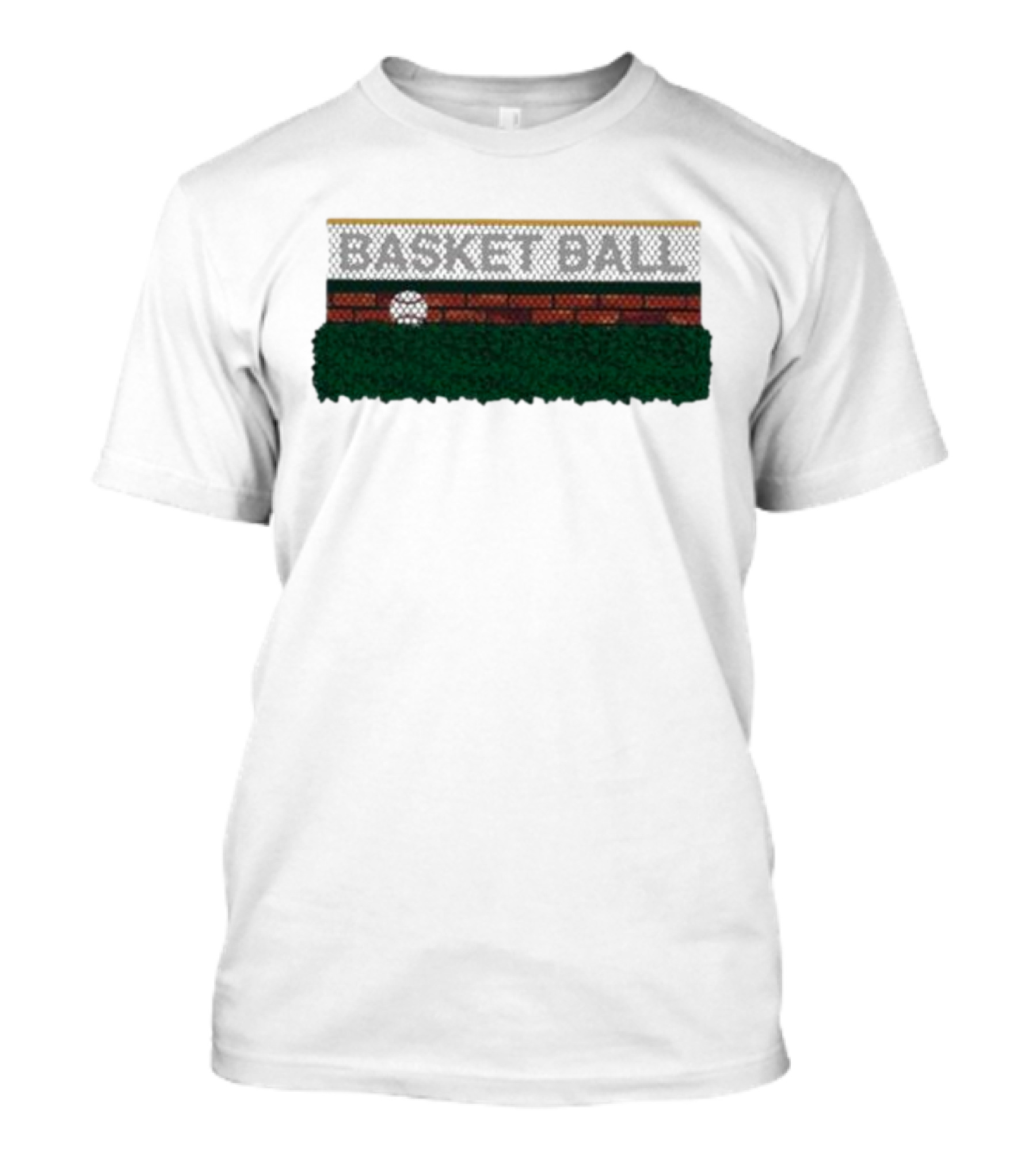 Obvious Store Basket Ball Grass Court T-Shirt