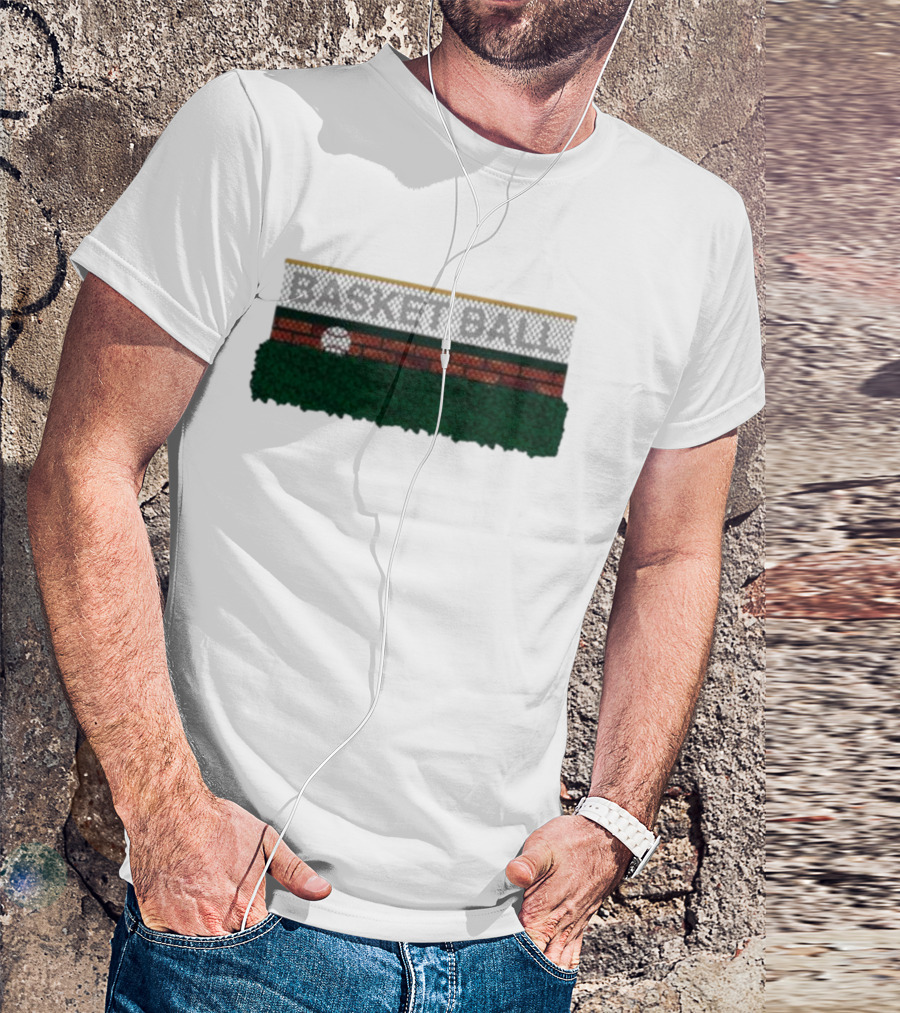 Obvious Store Basket Ball Grass Court T-Shirt