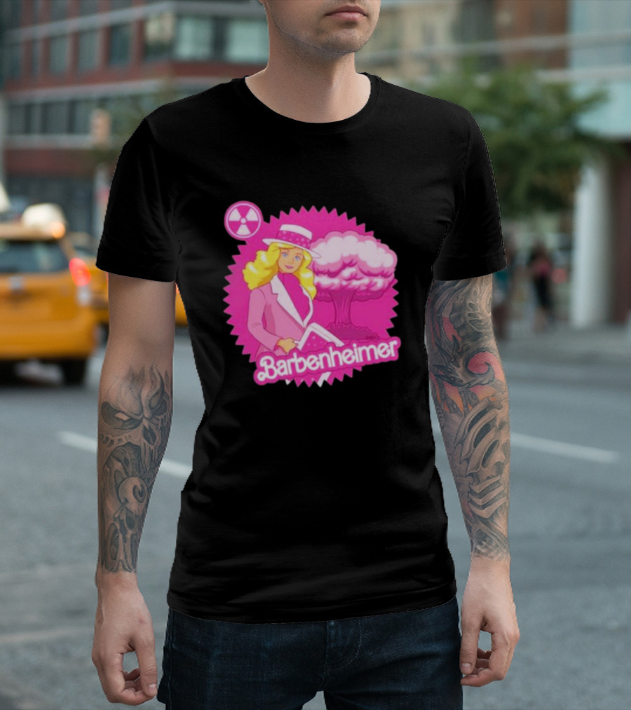 Barbenheimer Boom Pink Atomic Fashion Explosion T-Shirt