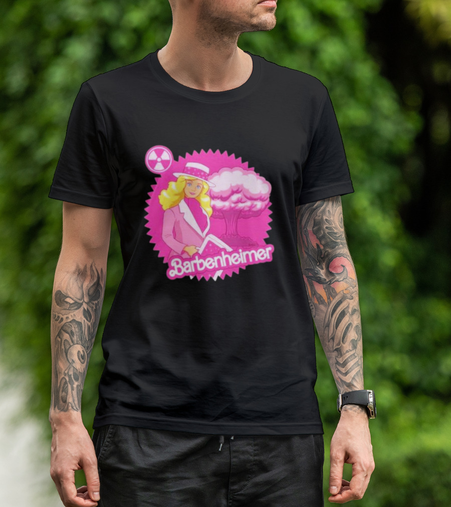 Barbenheimer Boom Pink Atomic Fashion Explosion T-Shirt