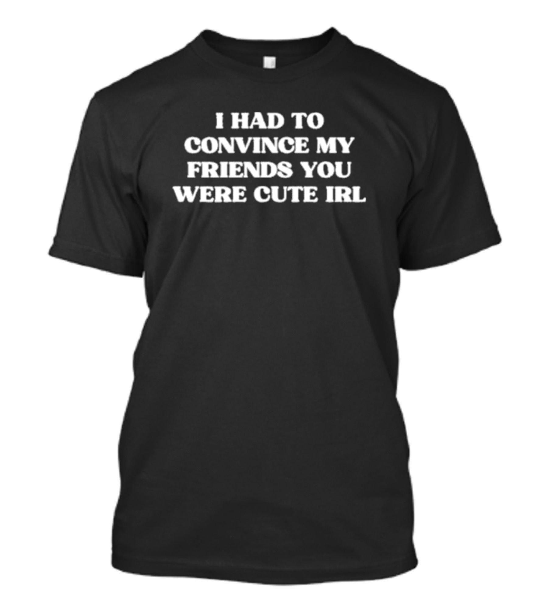 I Had To Convince My Friends You Were Cute IRL T-Shirt