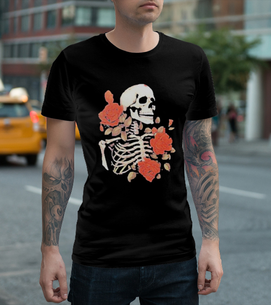 Grateful Dead Skeleton Roses T-Shirt