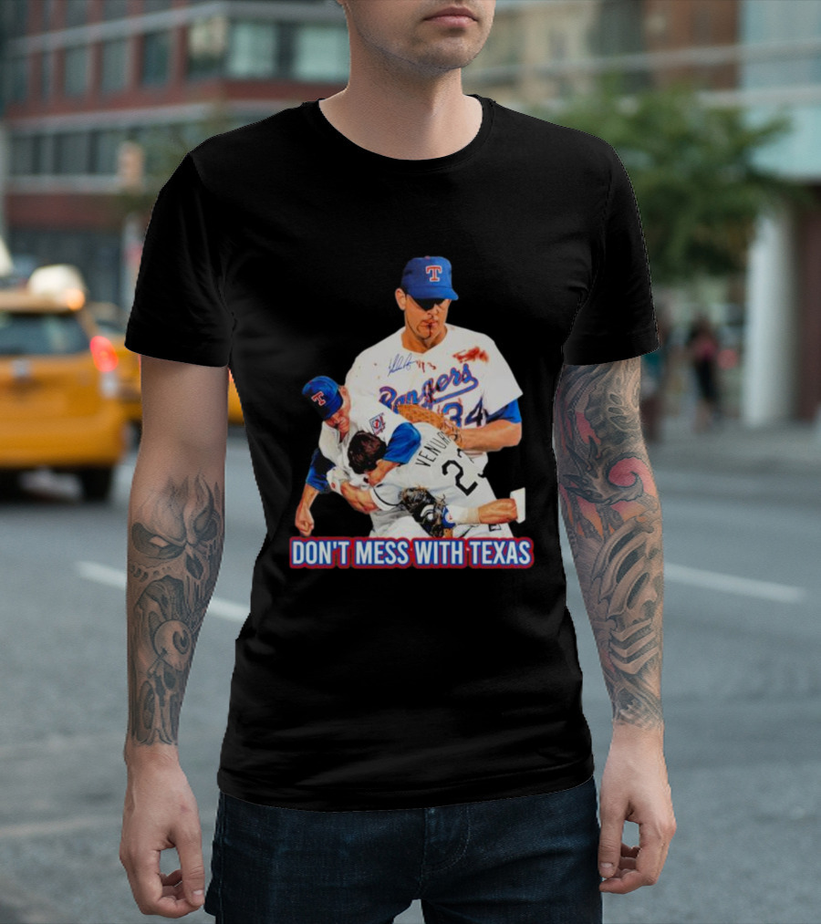 Nolan Ryan Texas Rangers Don’t Mess With Texas Ventura Fight T-Shirt