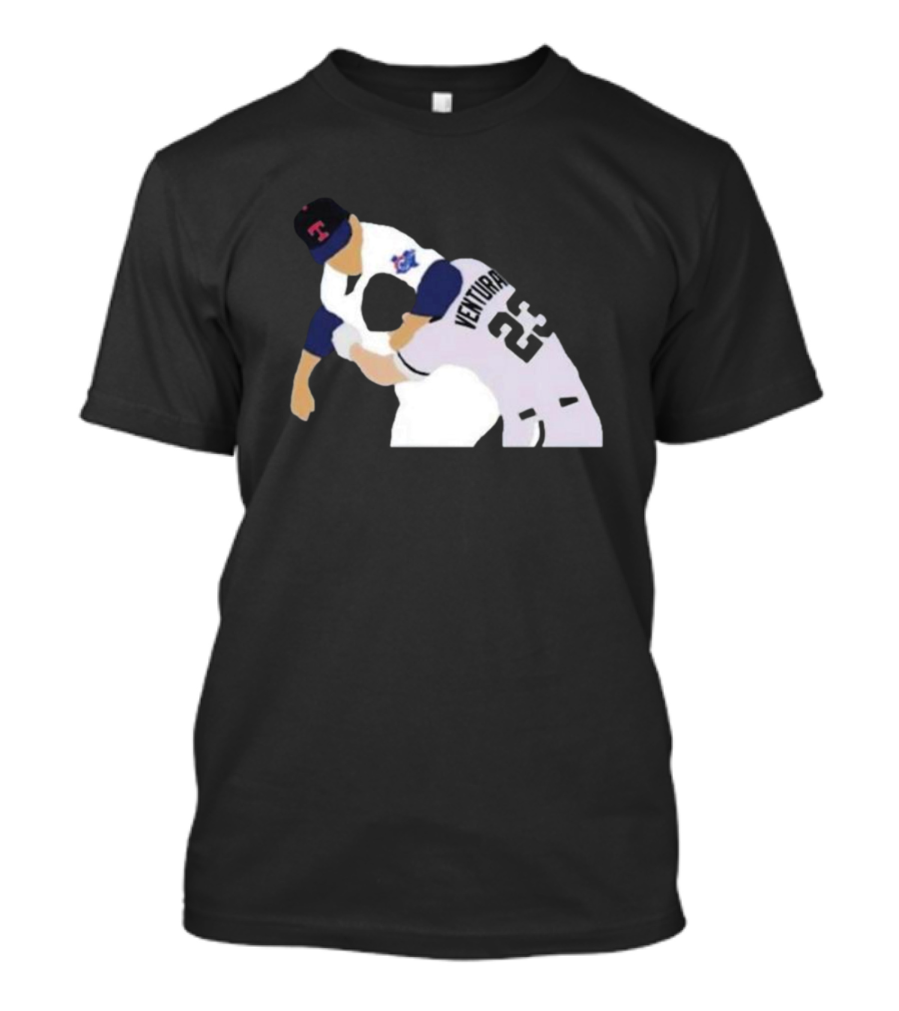 Nolan Ryan Robin Ventura Fight Texas Rangers Baseball Iconic Moment T-Shirt