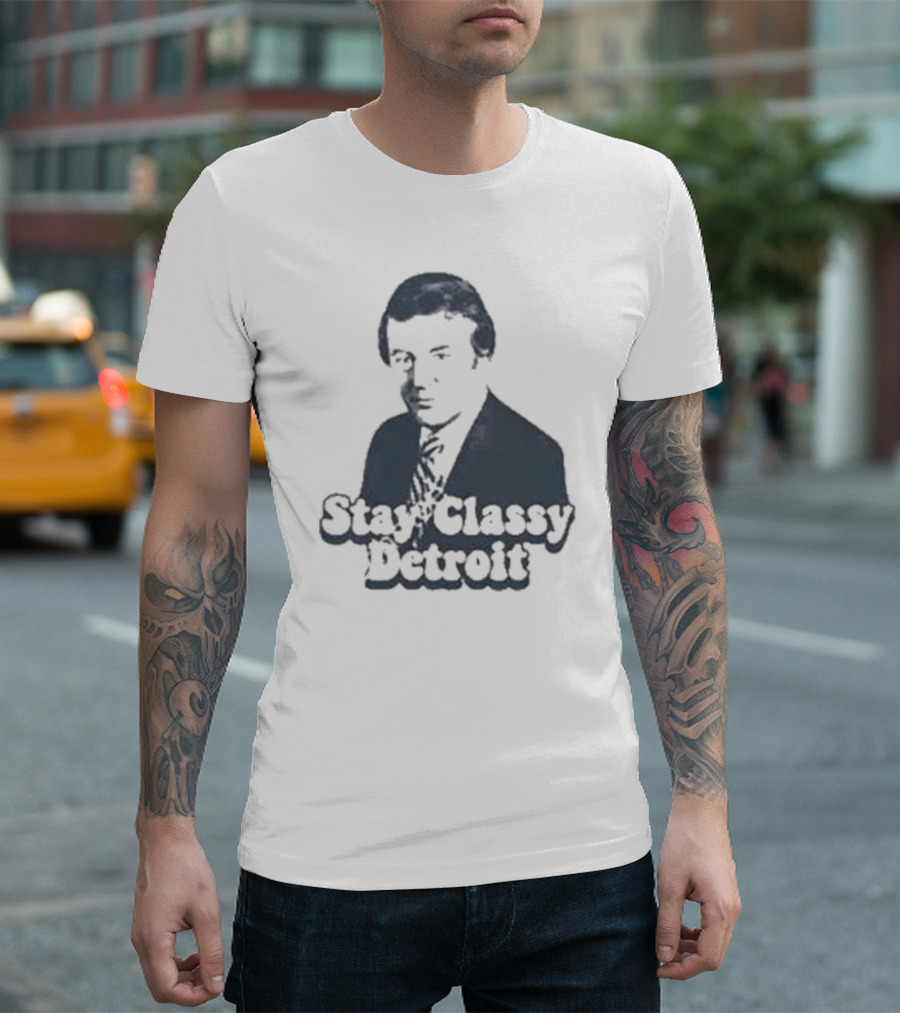 Ryan Ermanni Bill Bonds Stay Classy Detroit T-Shirt