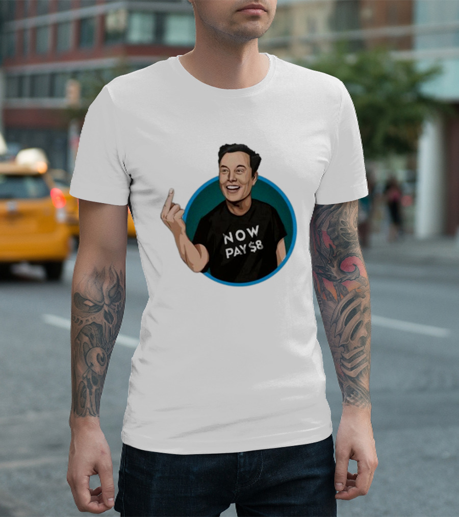 Elon Musk Now Pay $8 Circle Gesture T-Shirt