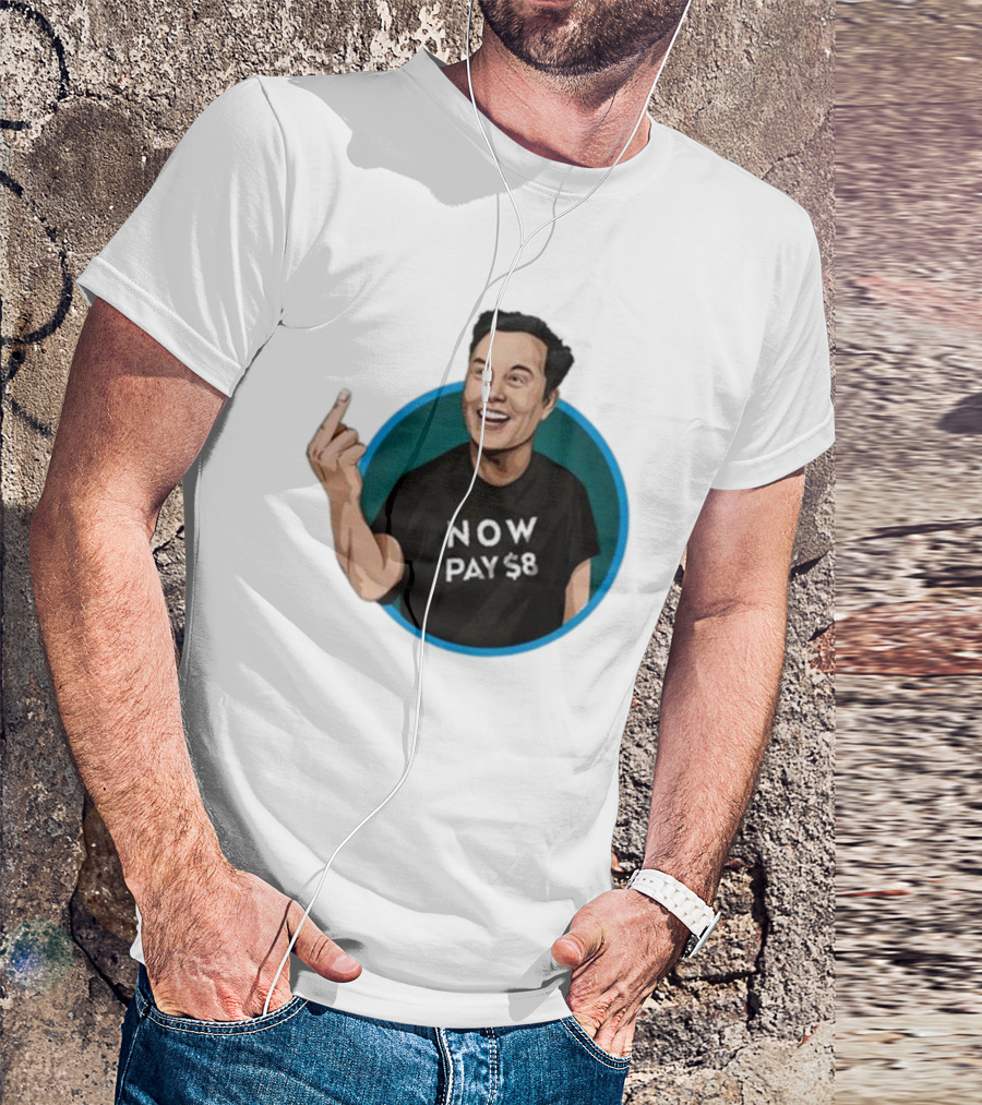 Elon Musk Now Pay $8 Circle Gesture T-Shirt