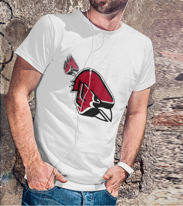 Ball State Cardinal With A Mustache Logo Concept T-Shirt