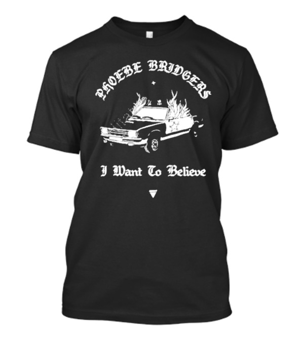 Phoebe Bridgers I Want To Believe Car Flames T-Shirt