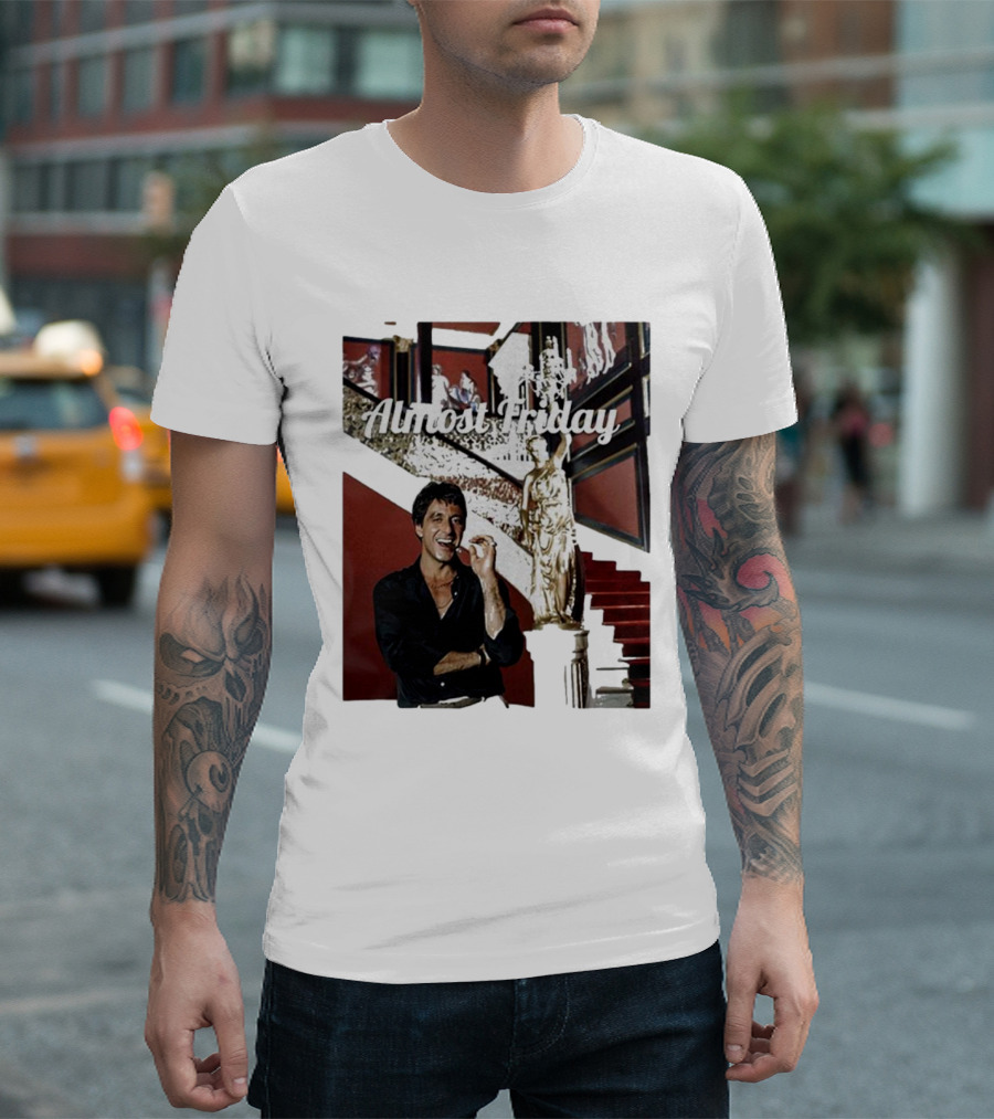 Almost Friday Scarface Mansion Scene T-Shirt