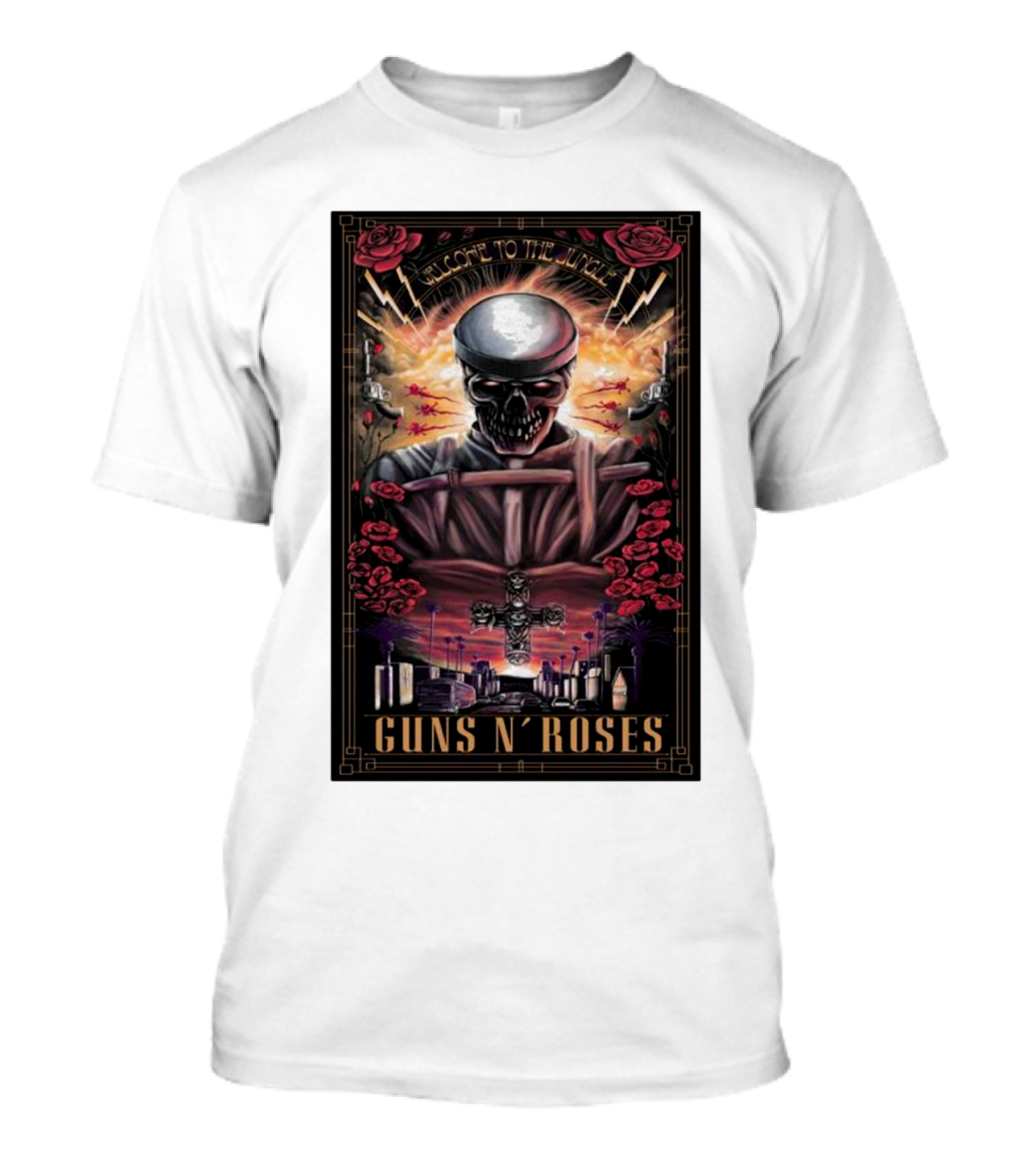 Welcome To The Jungle Guns N' Roses Artist Series Arian Buhler T-Shirt