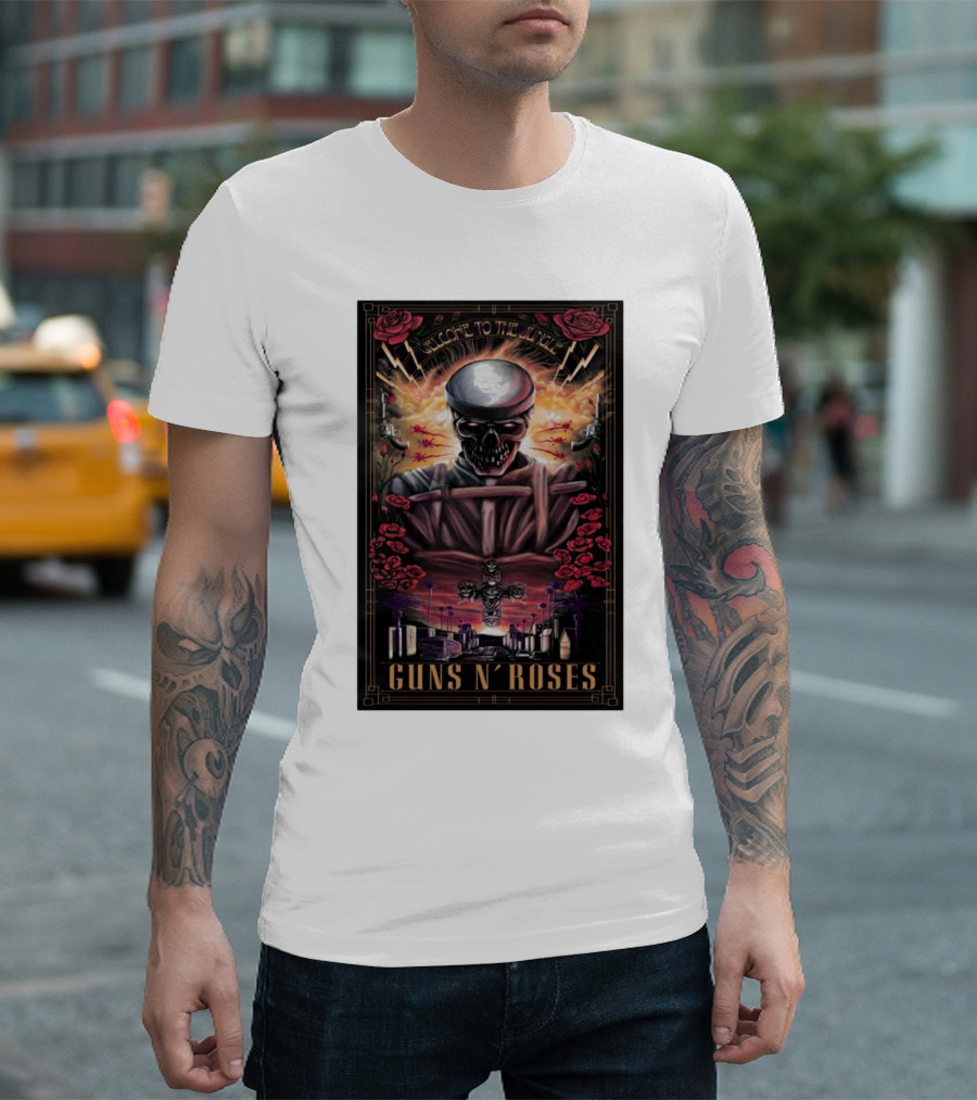Welcome To The Jungle Guns N' Roses Artist Series Arian Buhler T-Shirt