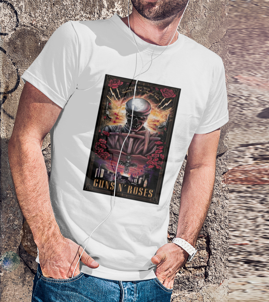 Welcome To The Jungle Guns N' Roses Artist Series Arian Buhler T-Shirt