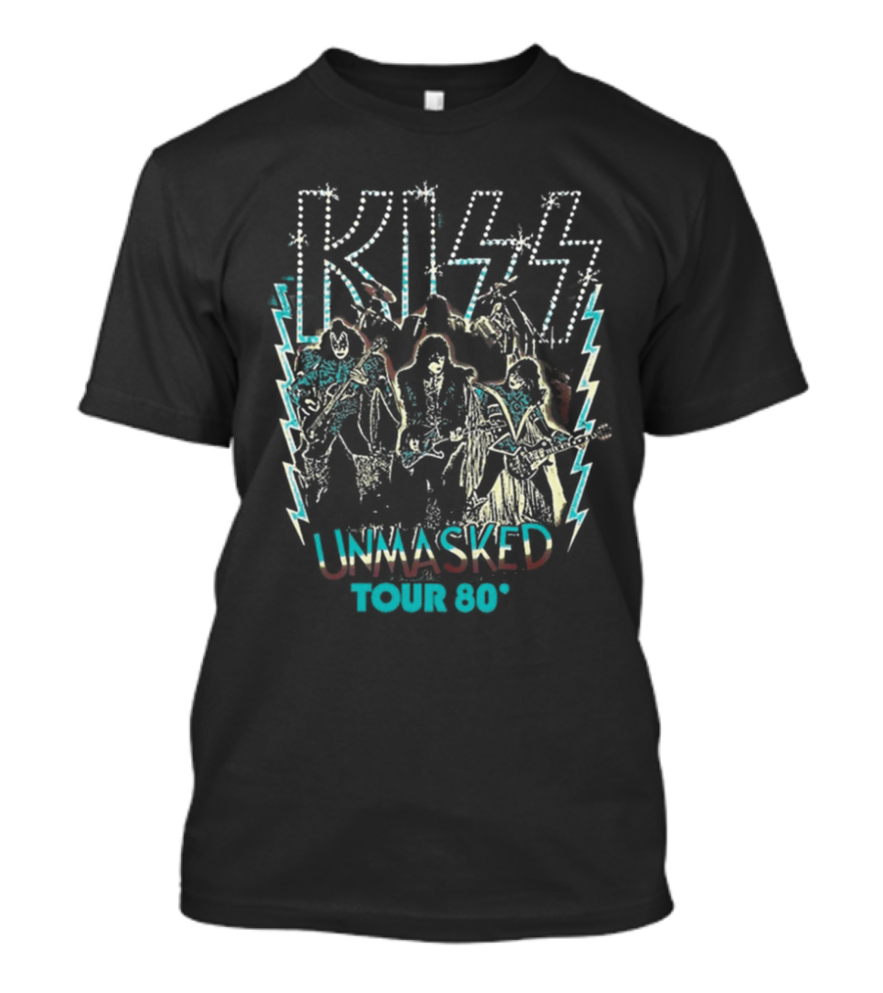 KISS Unmasked Tour 1980 Band T-Shirt