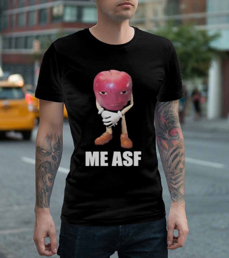 Apple Head Character Me Asf Confident Pose T-Shirt