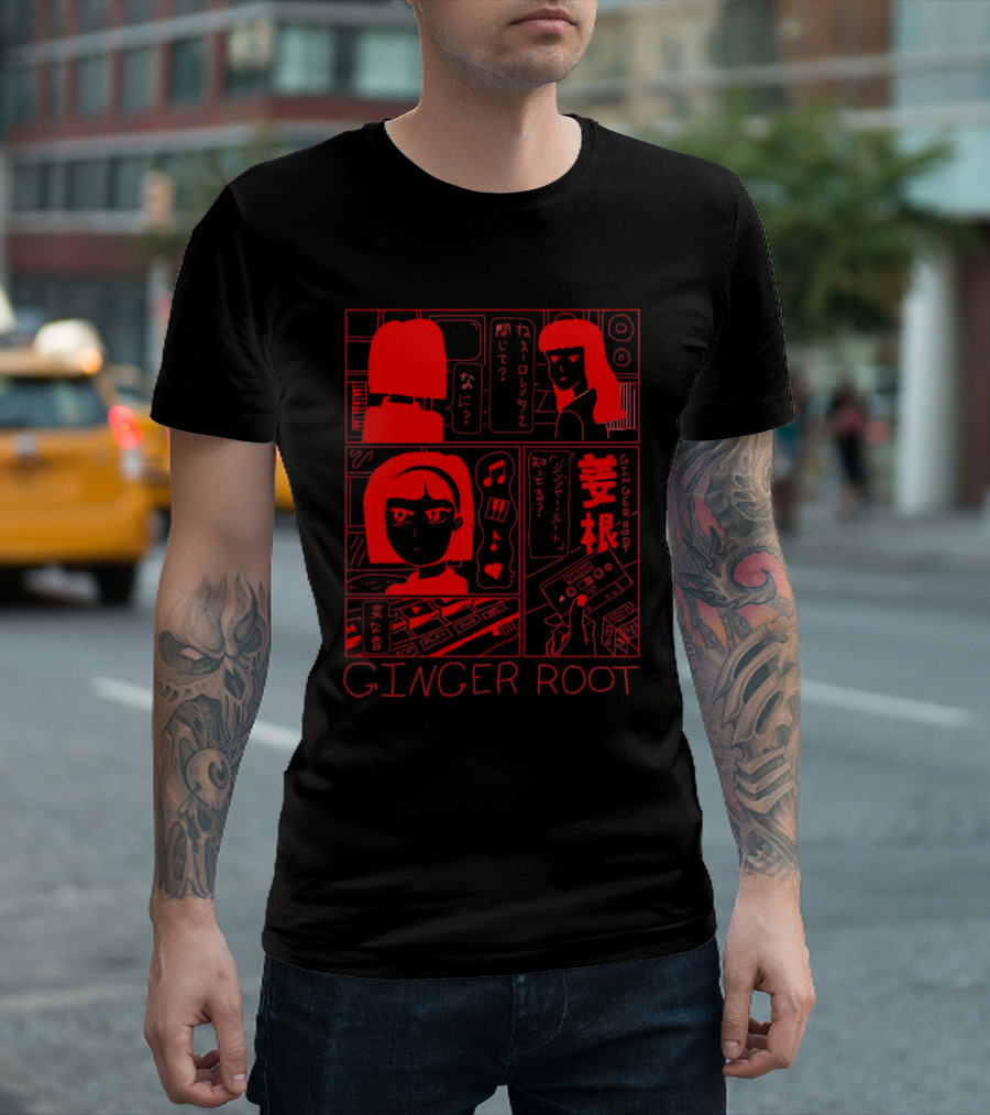 Ginger Root？ Manga Panels T-Shirt