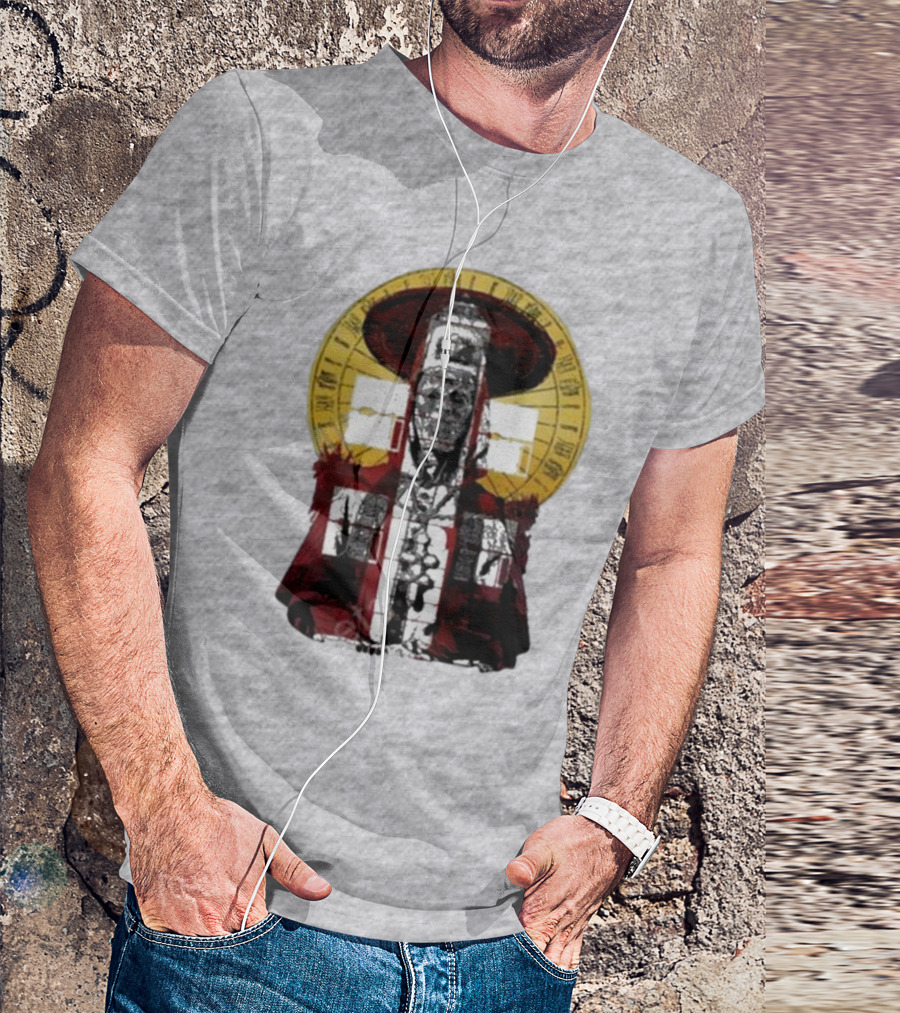 Dozens Of Rebel Moon Roman Numeral Halo Clergyman T-Shirt