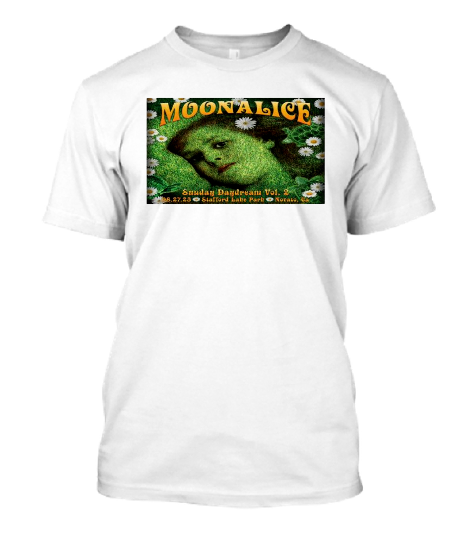 Moonalice 08-27-23 Sunday Daydream Vol. 2 Stafford Lake Park Novato CA T-Shirt