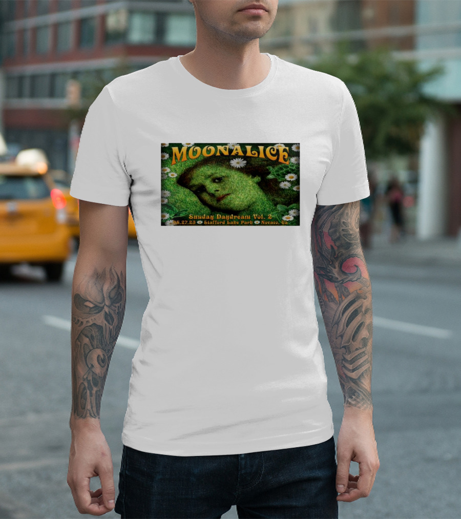 Moonalice 08-27-23 Sunday Daydream Vol. 2 Stafford Lake Park Novato CA T-Shirt
