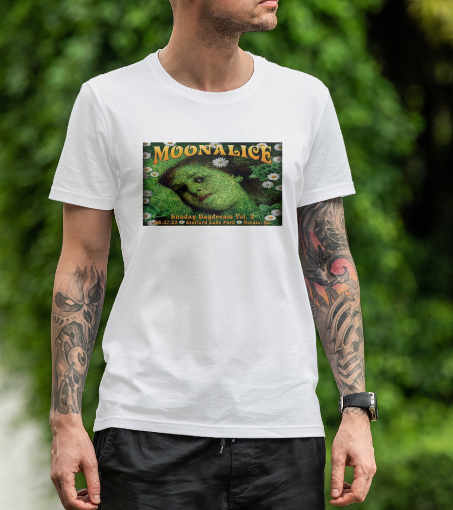 Moonalice 08-27-23 Sunday Daydream Vol. 2 Stafford Lake Park Novato CA T-Shirt